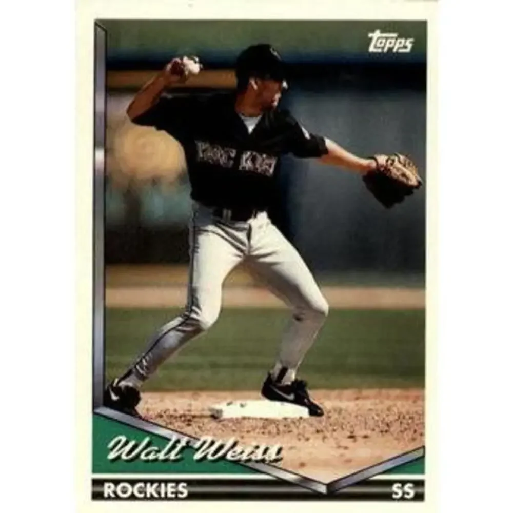 1994 Topps Traded Walt Weiss 113T Colorado Rockies